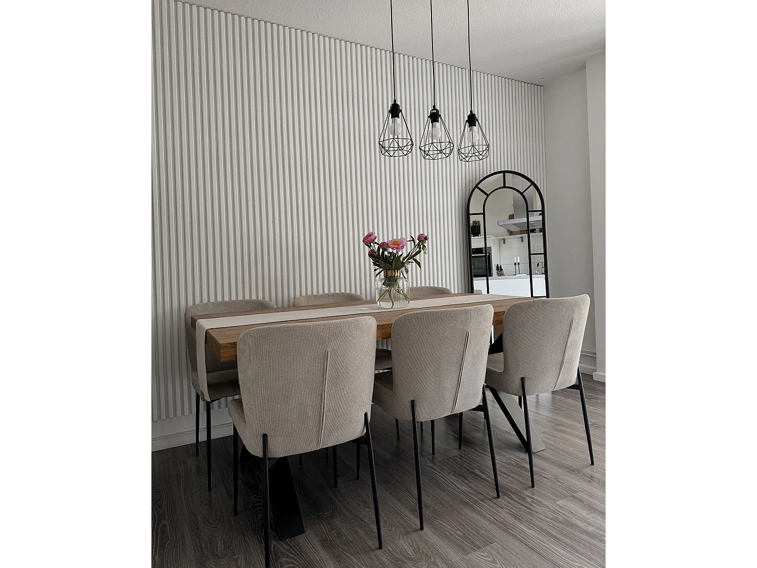 Set of 2 Dining Chairs ADA Fabric Taupe