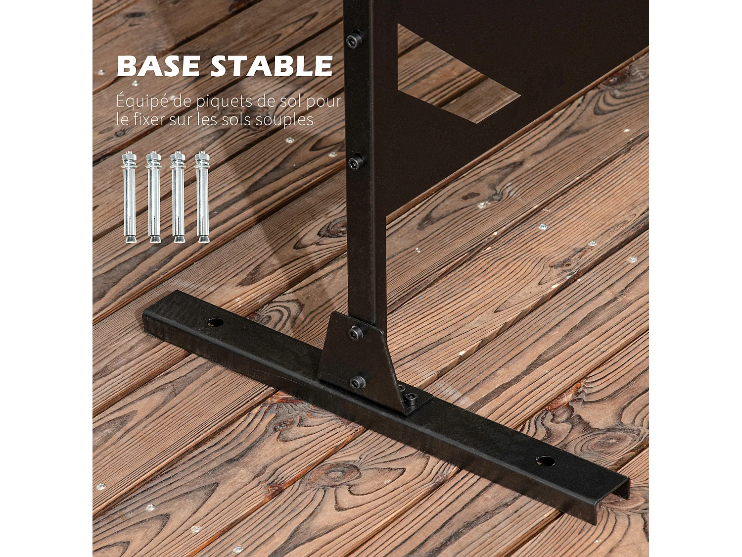 Panneau décoratif extérieur métal - brise vue motif feuilles - visserie incluse - dim. 122L x 45l x 198H cm - acier thermolaqué noir