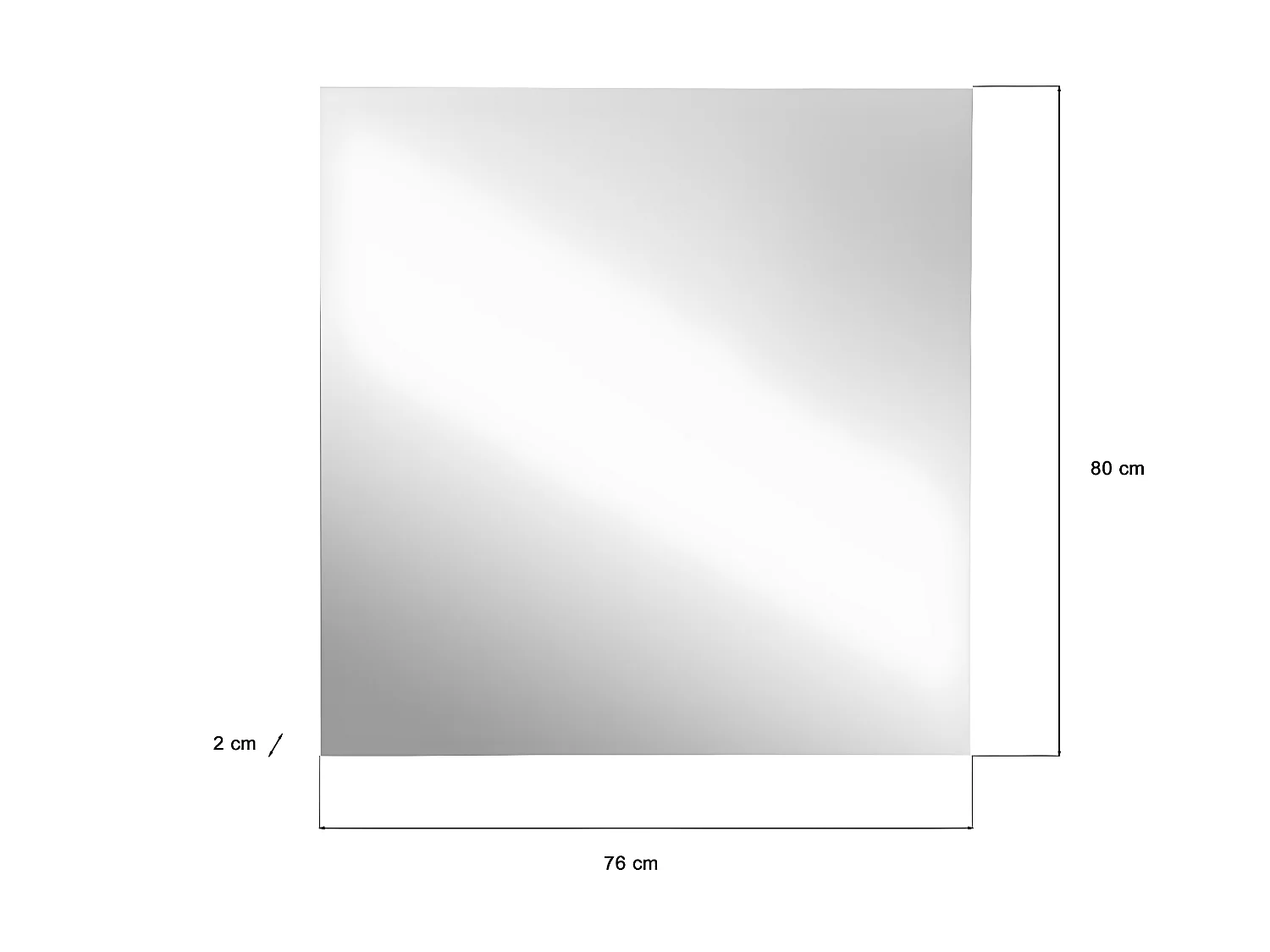 Torino miroir chêne décor.