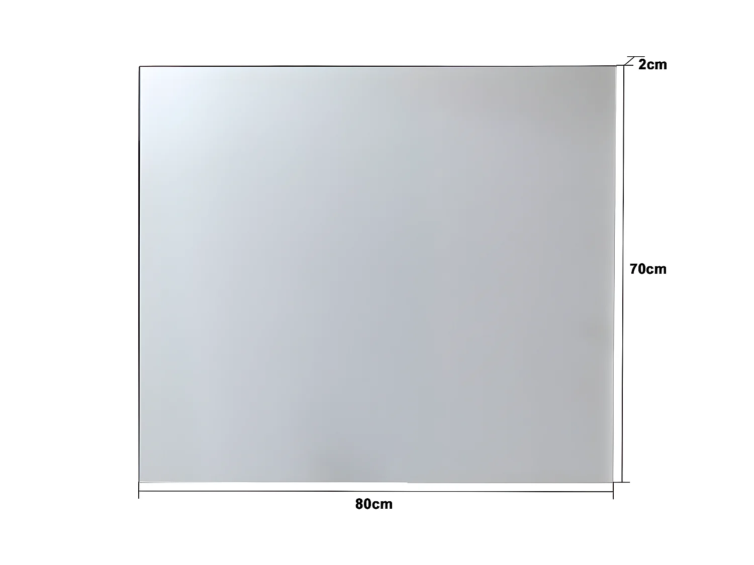 LineGD spiegel rookzilver, spiegelglas.