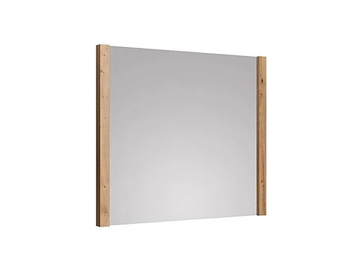 Miroir avec bords en bois MDF clair Maria
