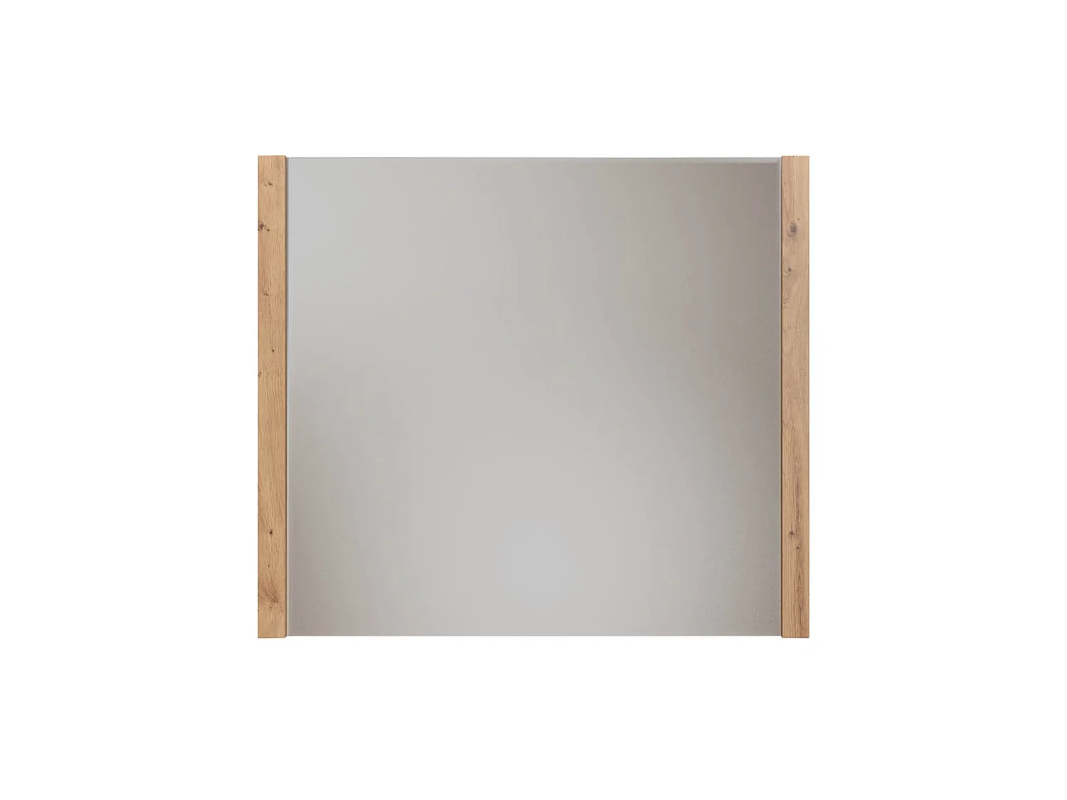 Miroir avec bords en bois MDF clair Maria
