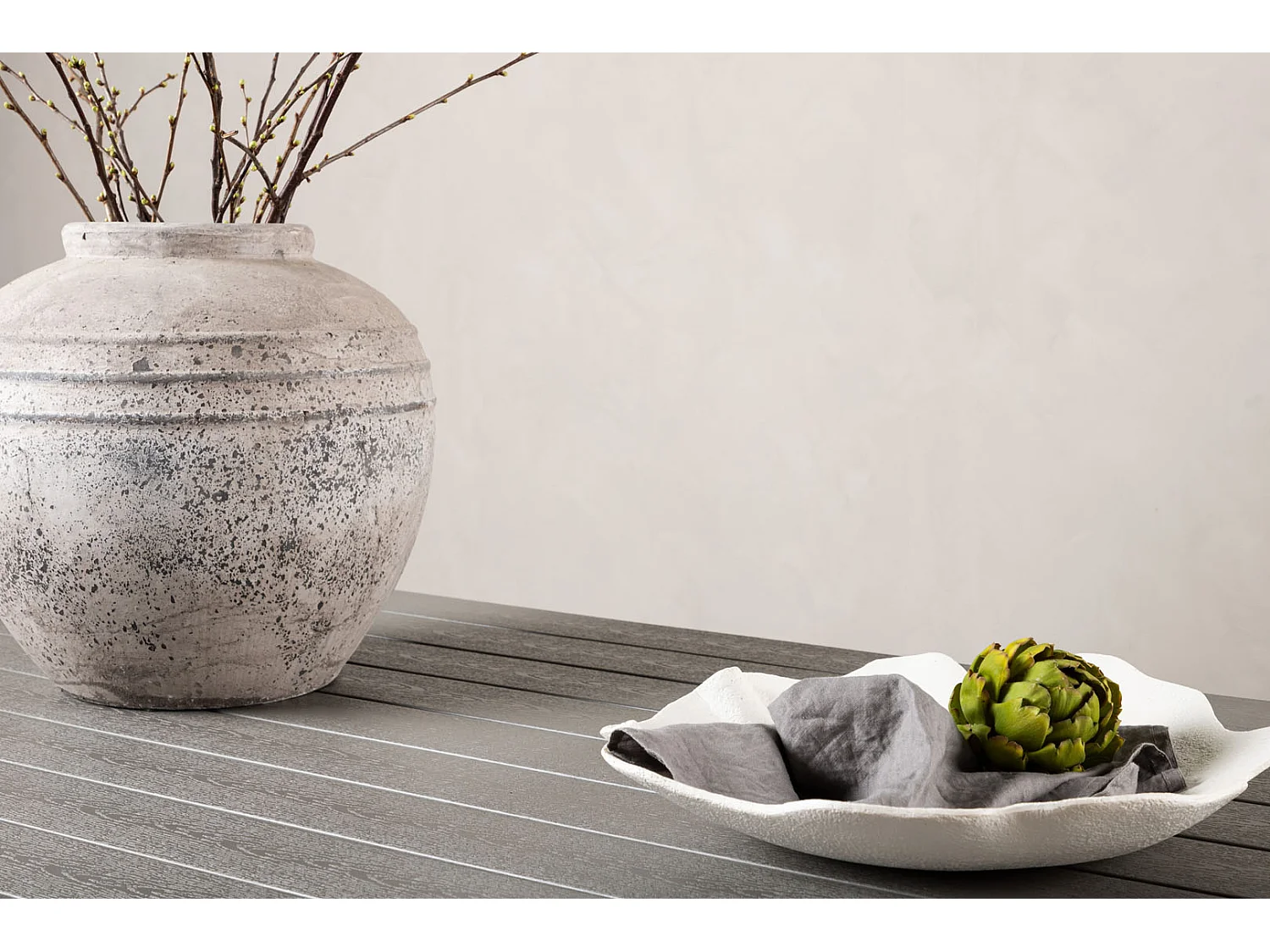 Table de Jardin "Break" 205cm Gris