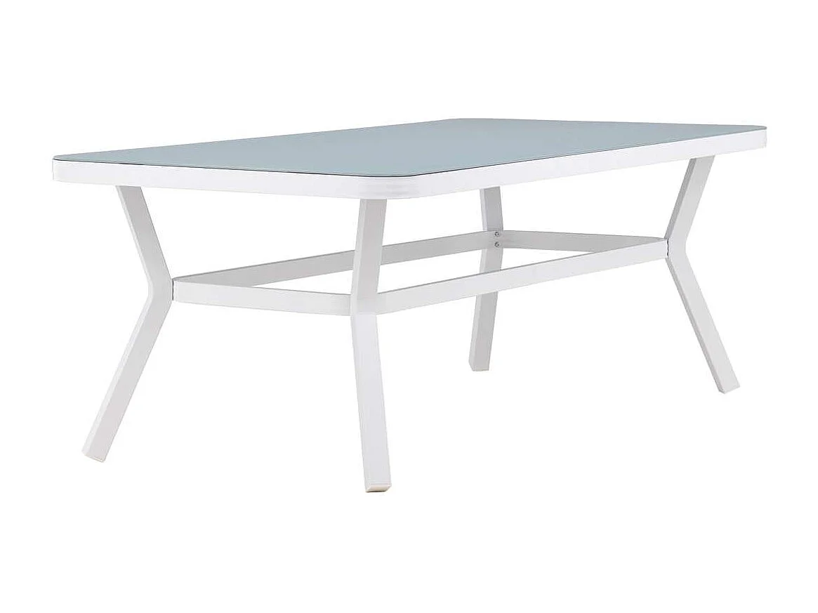 Massa eettafel tuin wit.