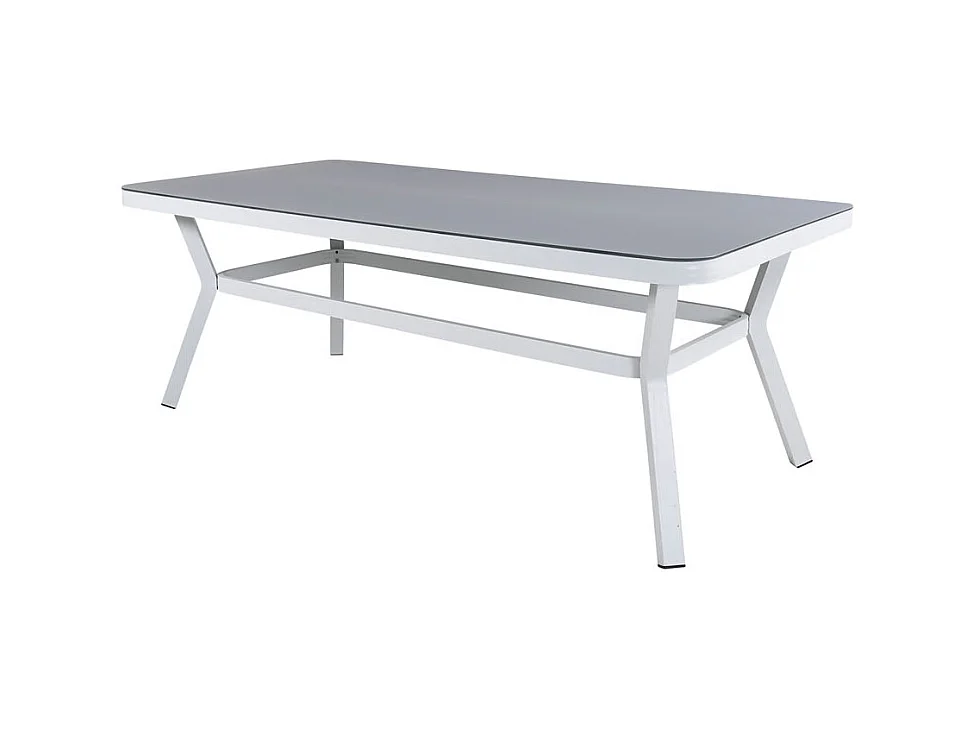 Massa eettafel tuin wit.
