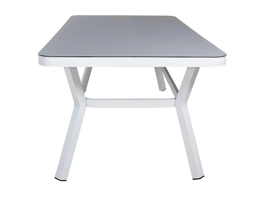 Massa eettafel tuin wit.