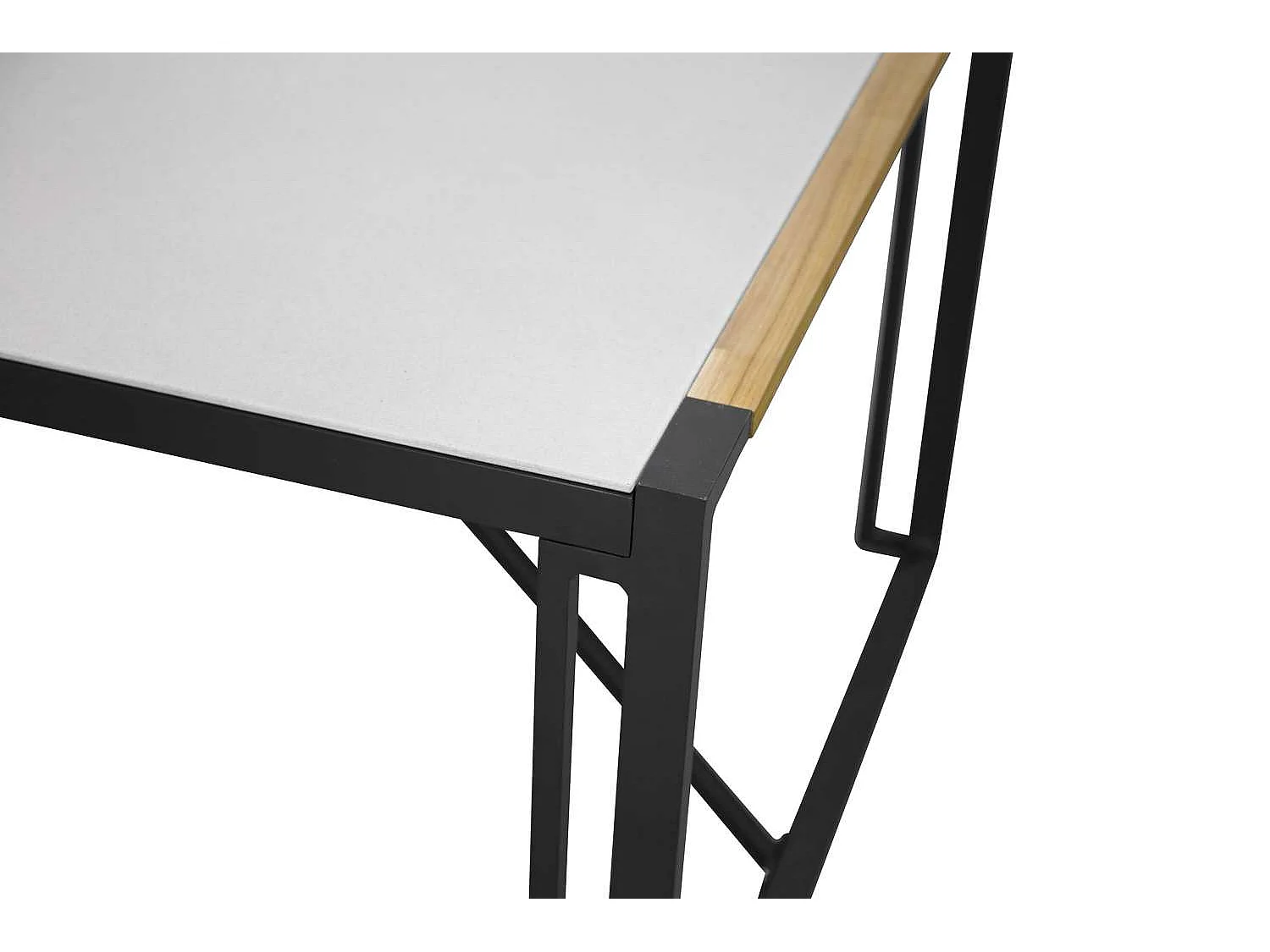 Table de Jardin en Verre "Texas" 200cm Gris