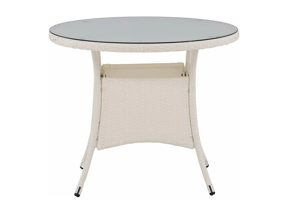 Volta eettafel tuin Ø90cm wit.