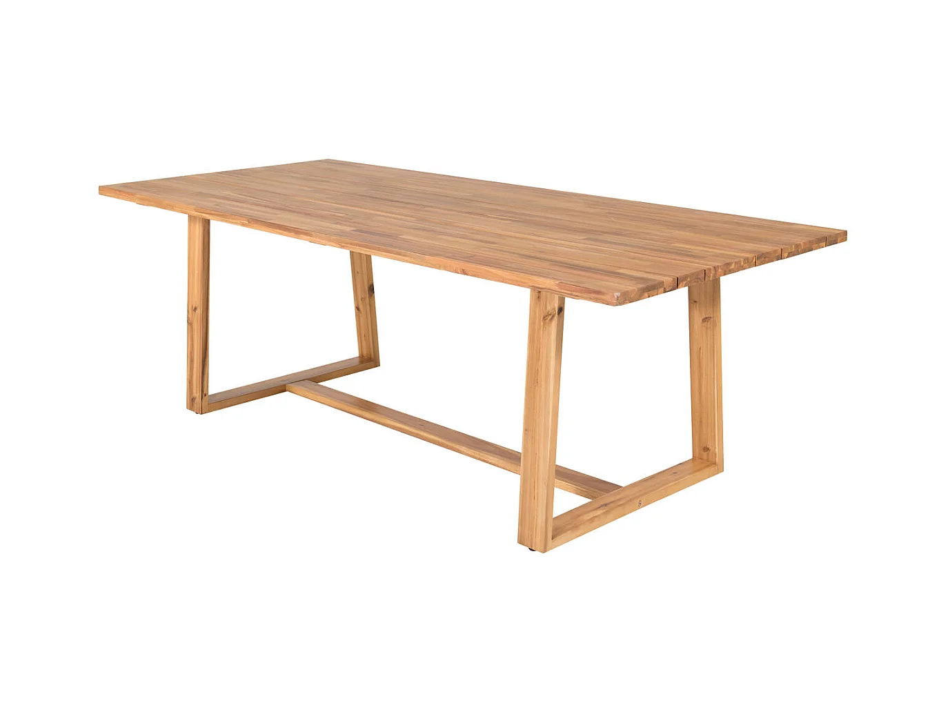 Table de Jardin en Bois "Plankton" 220cm Naturel