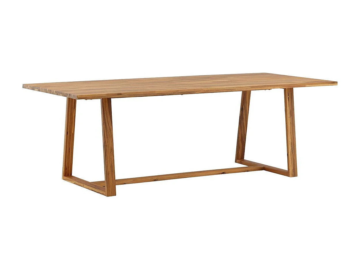 Table de Jardin en Bois "Plankton" 220cm Naturel
