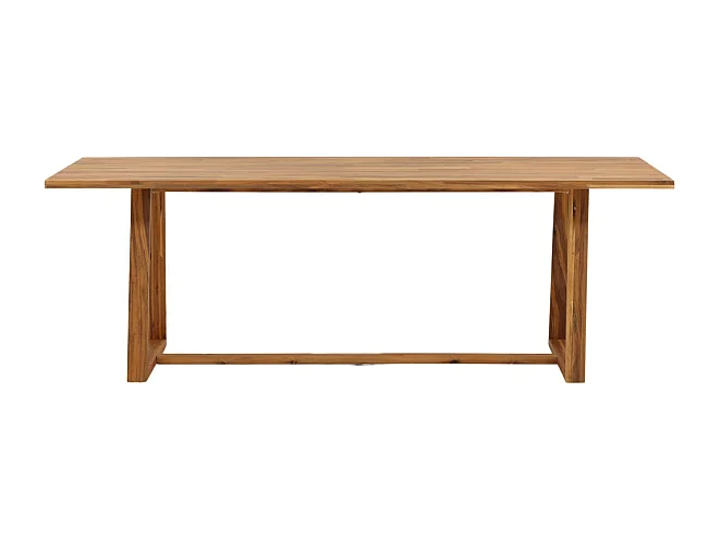 Table de Jardin en Bois "Plankton" 220cm Naturel