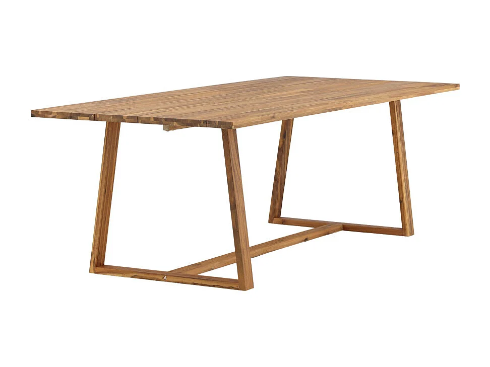 Table de Jardin en Bois "Plankton" 220cm Naturel