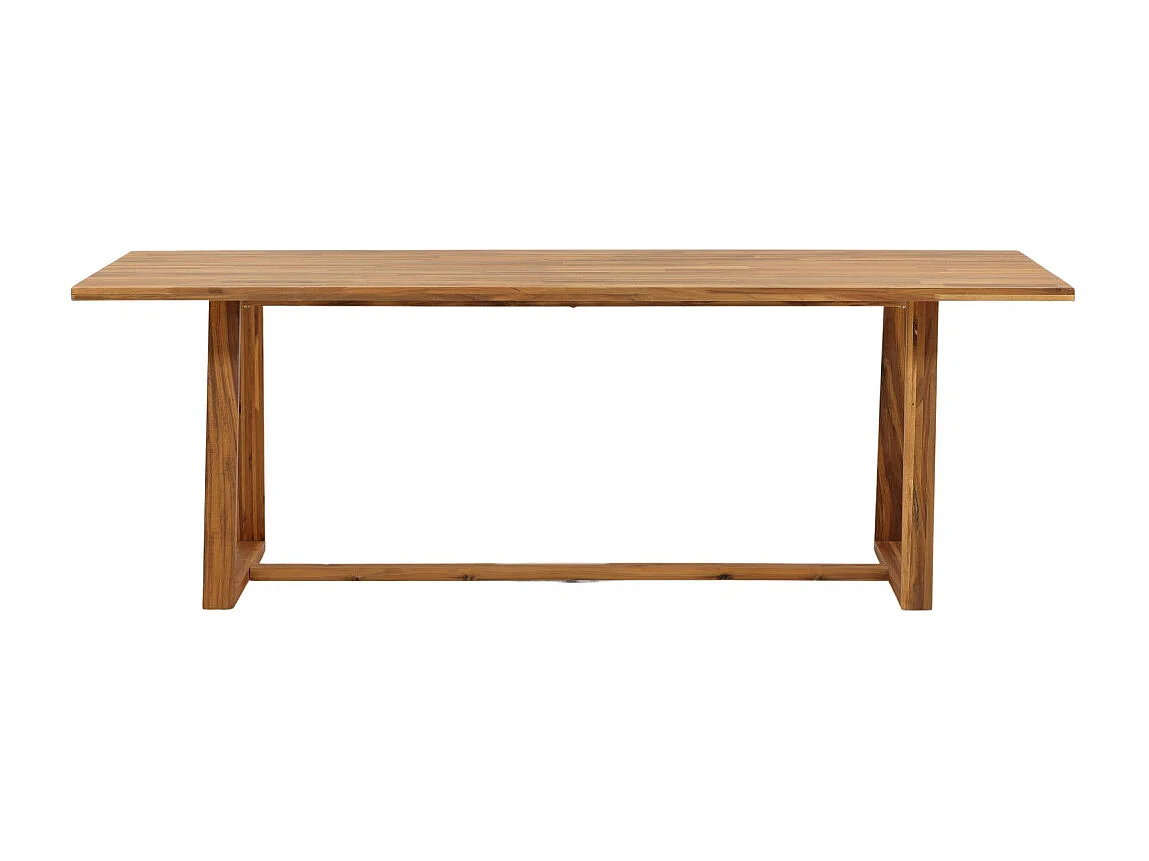 Table de Jardin en Bois "Plankton" 220cm Naturel