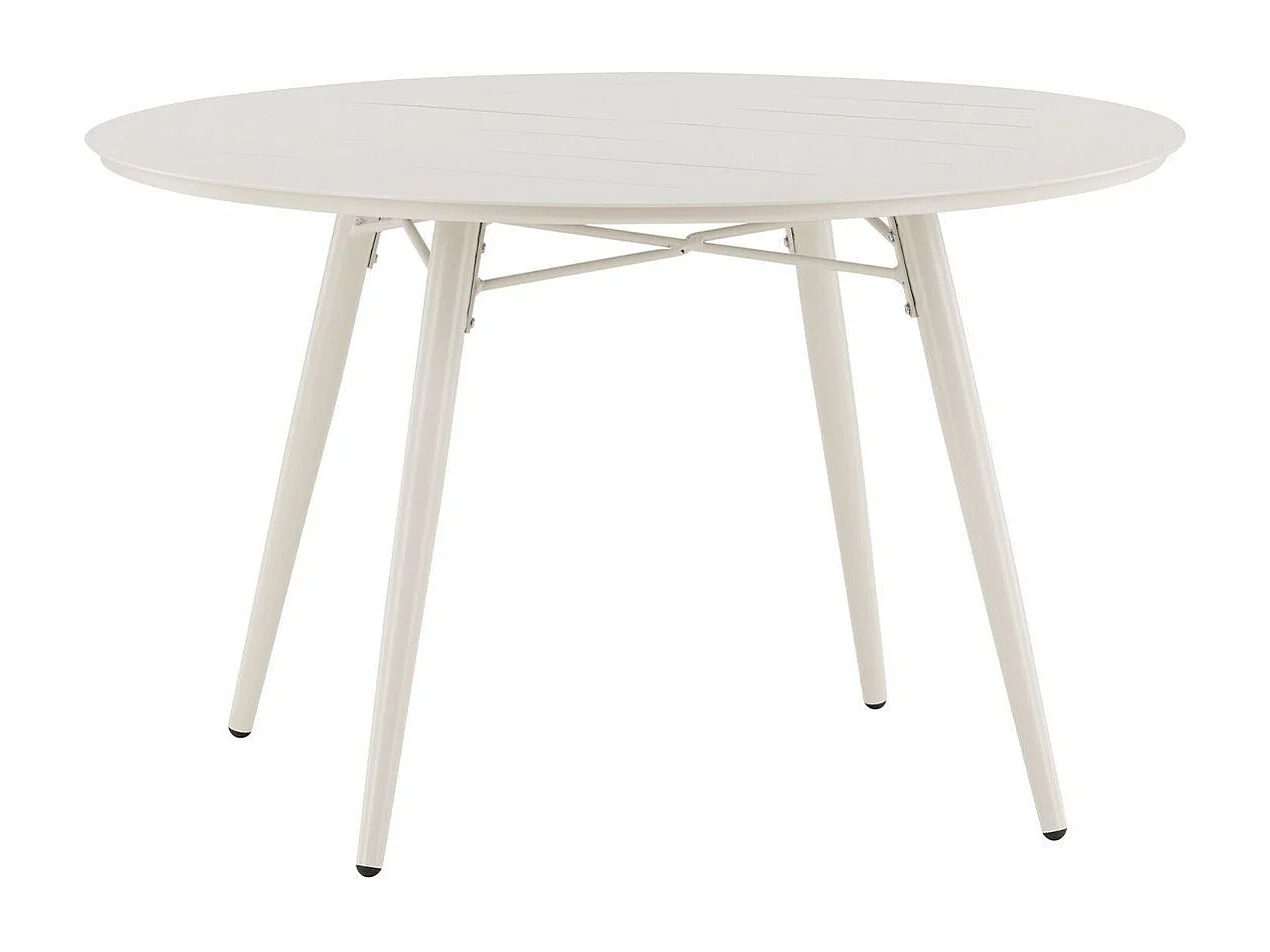 Lina eettafel tuin Ø120cm beige.