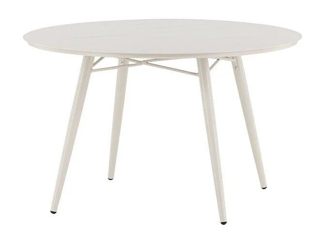 Lina eettafel tuin Ø120cm beige.