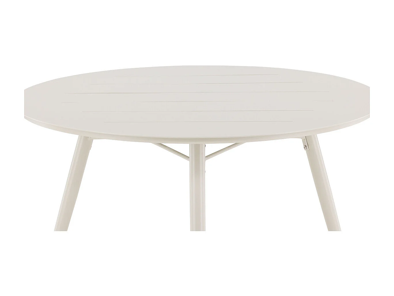 Lina eettafel tuin Ø120cm beige.