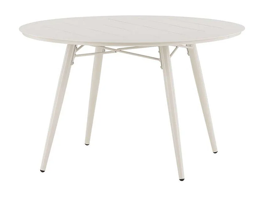 Lina eettafel tuin Ø120cm beige.