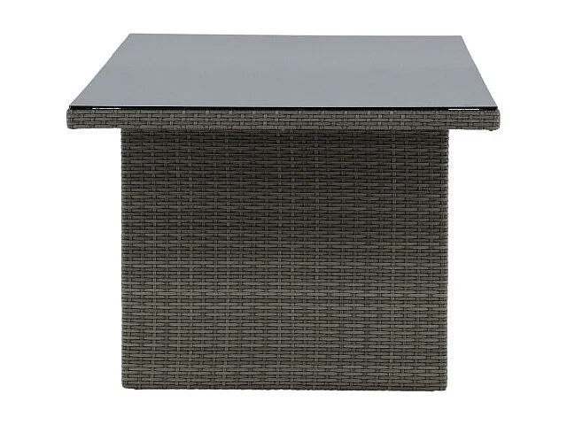 Table de Jardin en Verre "Padova" 200cm Gris