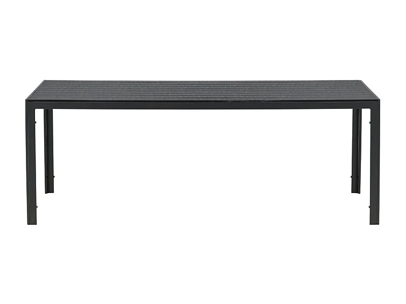 Table de Jardin "Break" 205cm Noir