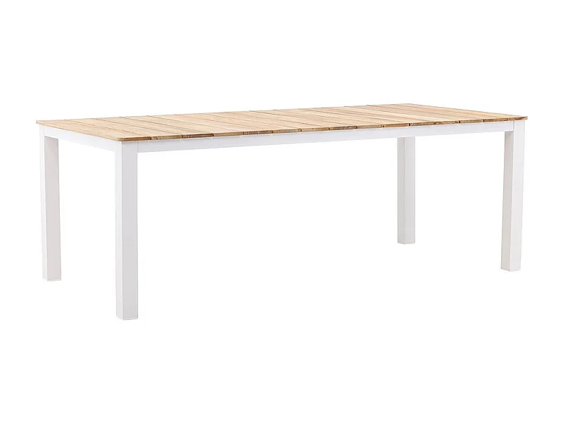 Mexico Esstisch  weiß, natur.