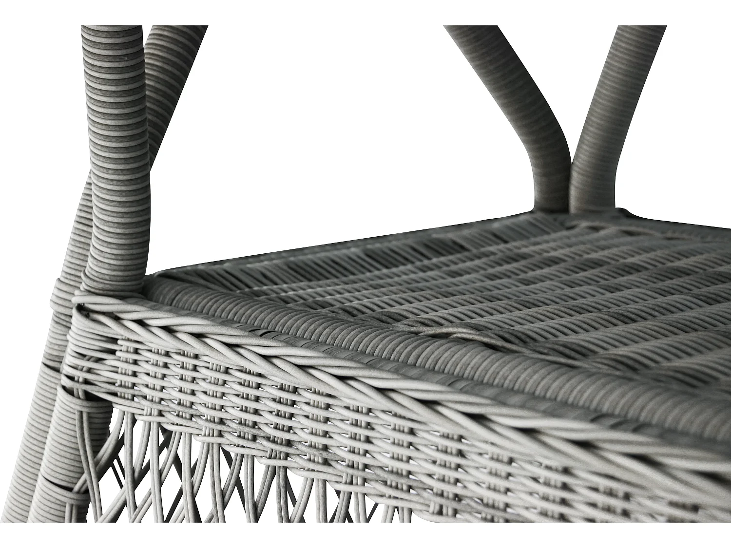 Hvalo Table de jardin 165 x 90 cm, avec plateau en verre, couleur sable.