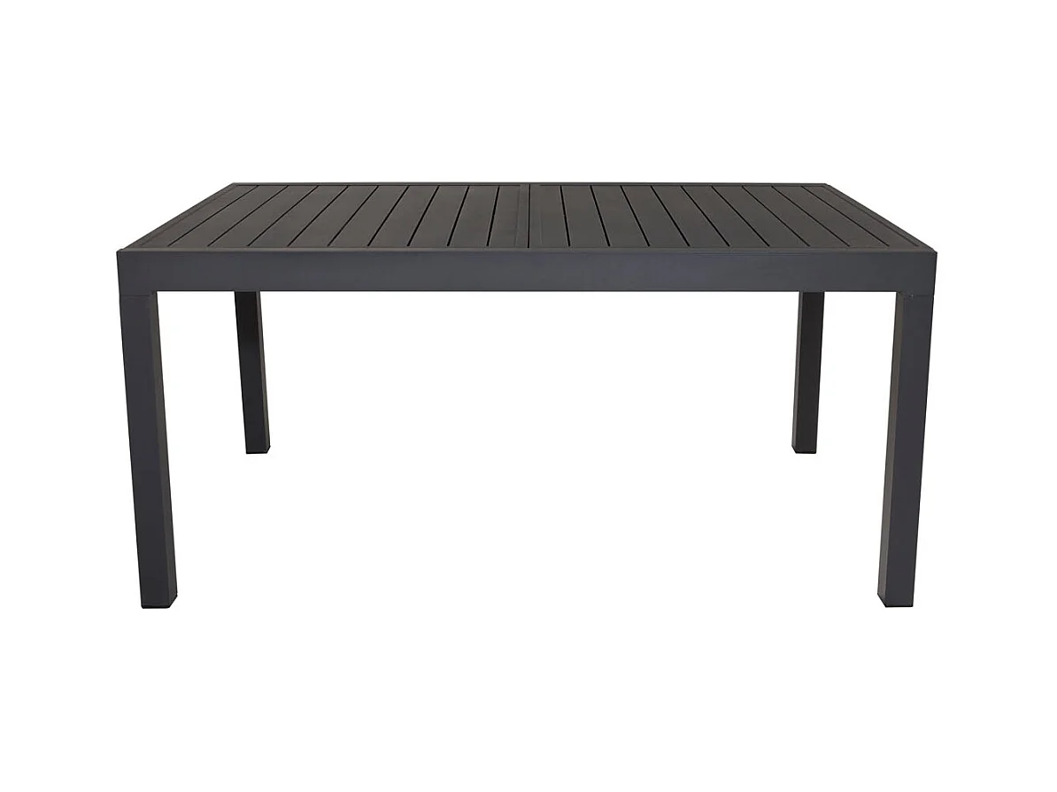 Table de Jardin Extensible "Marbella" 160-240cm Noir