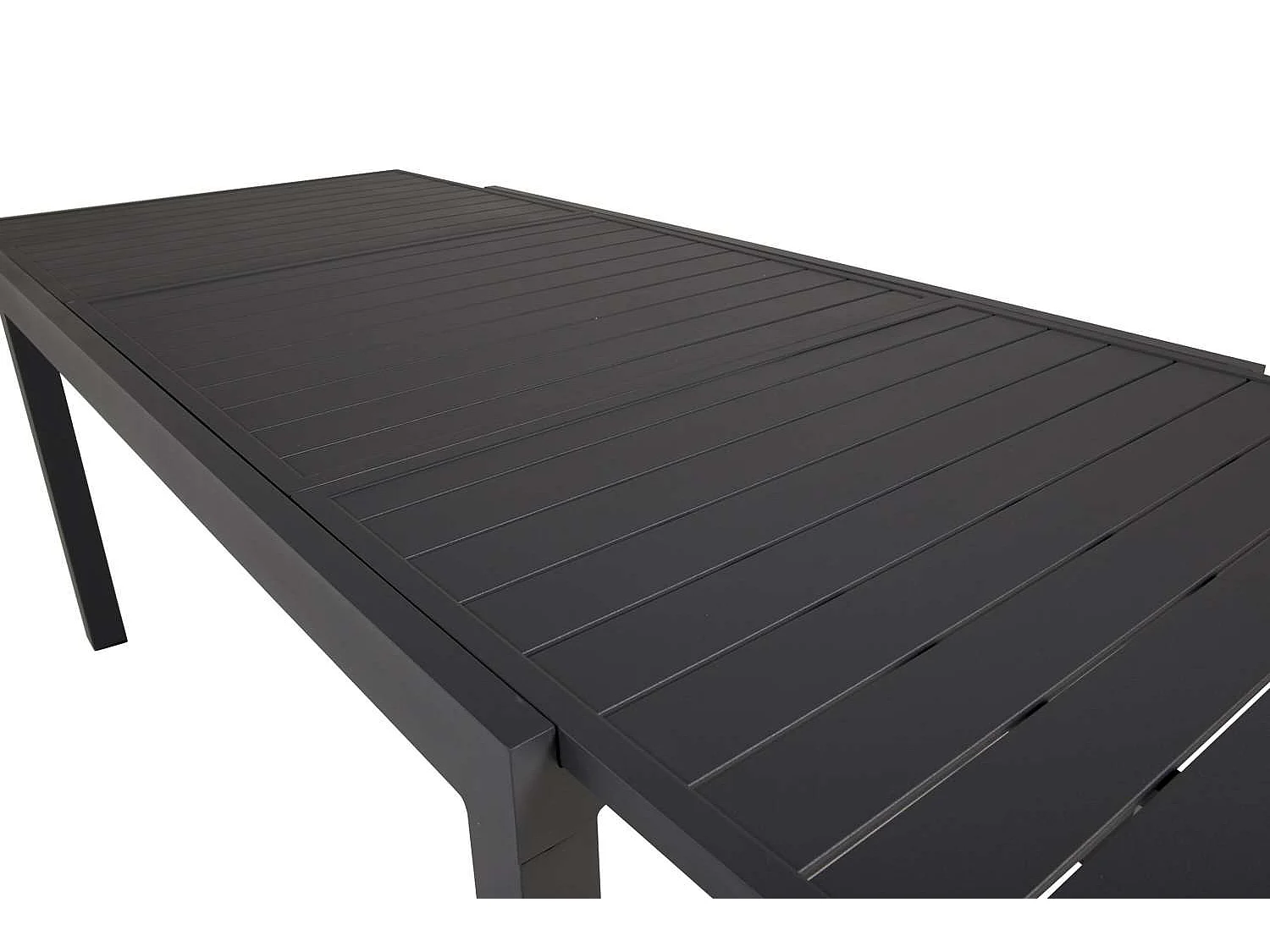 Table de Jardin Extensible "Marbella" 160-240cm Noir