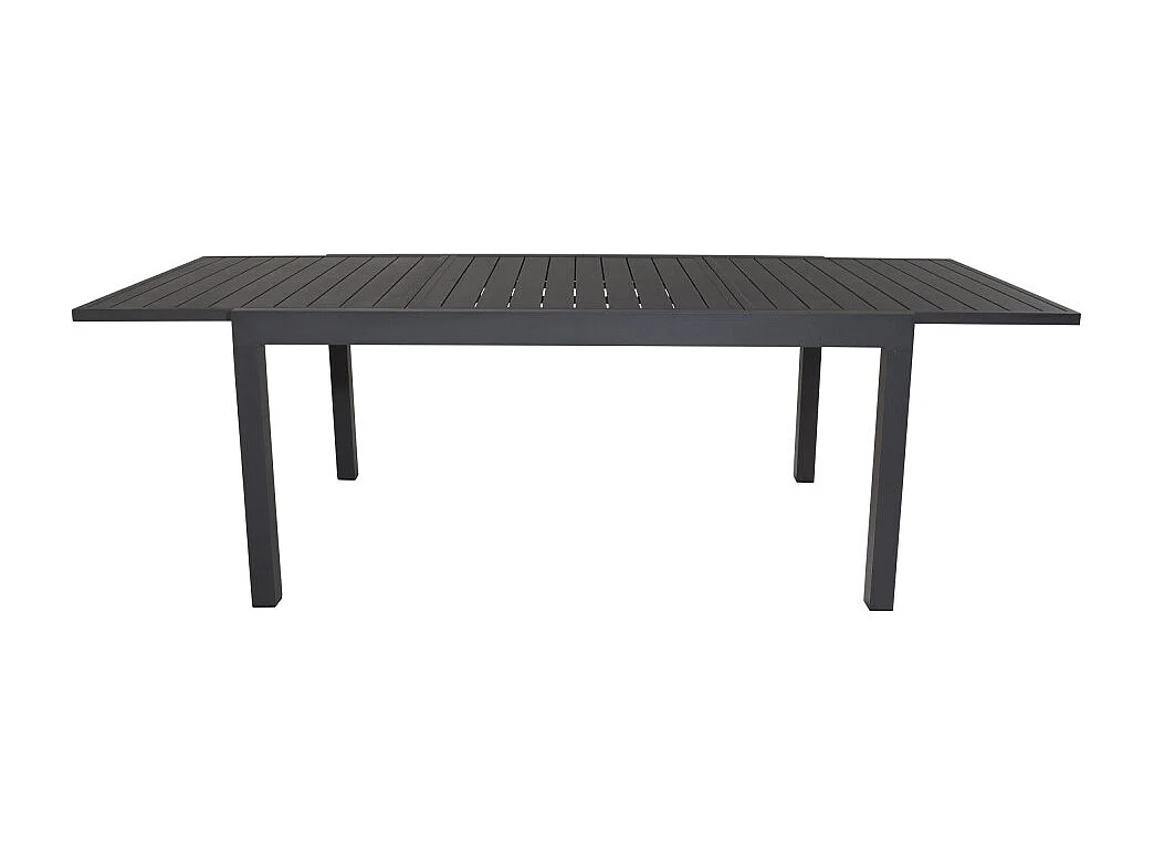 Table de Jardin Extensible "Marbella" 160-240cm Noir