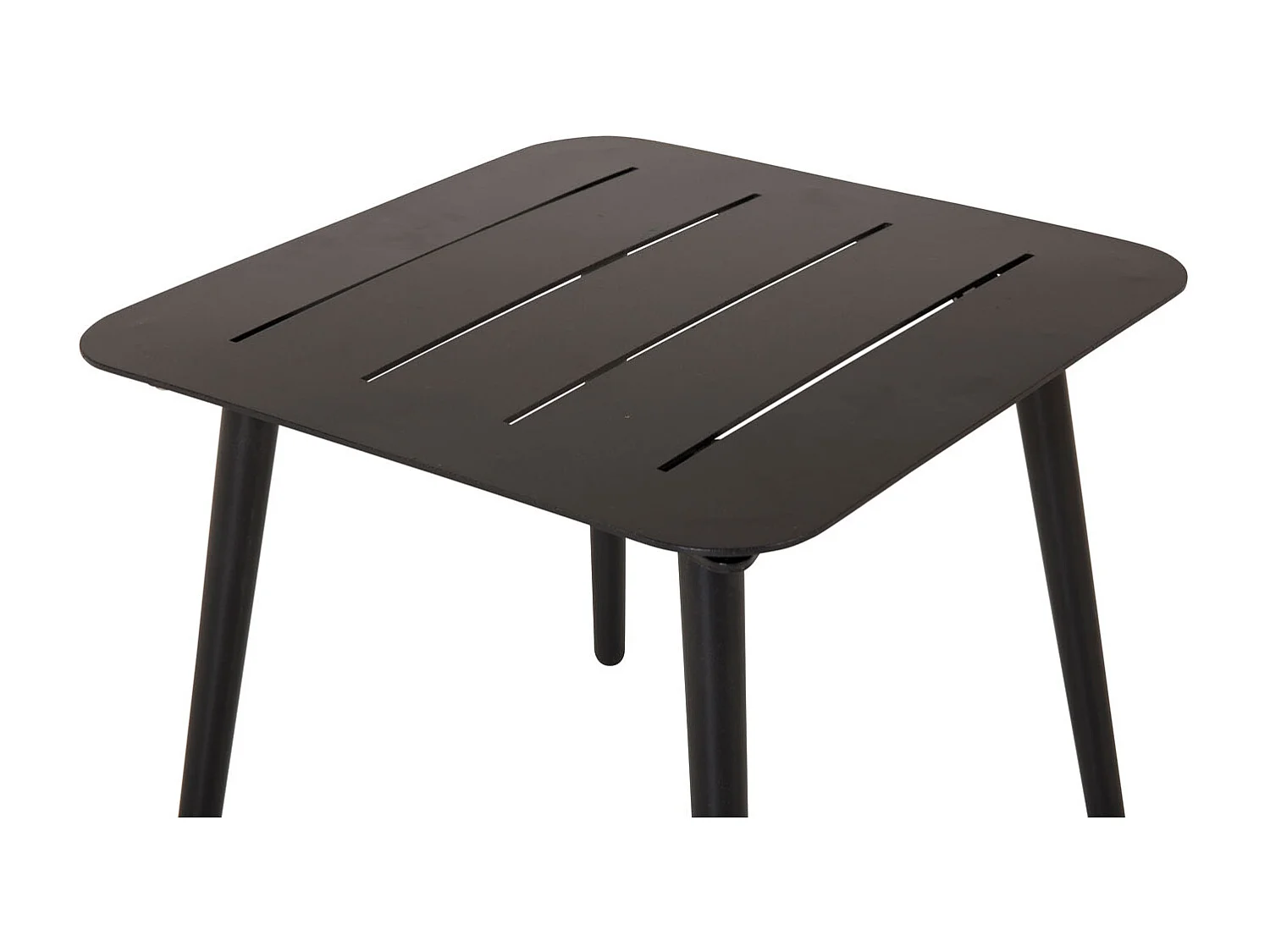 Lina bijzettafel tuin zwart.