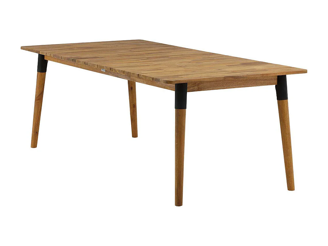 Julian Table de salle à manger, aspect teck.