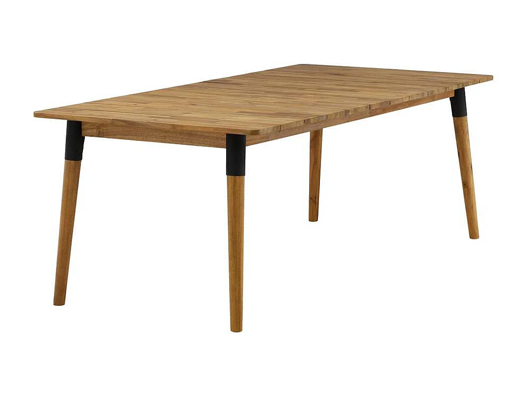 Julian Table de salle à manger, aspect teck.