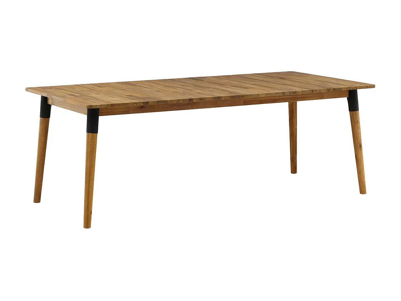 Julian Table de salle à manger, aspect teck.