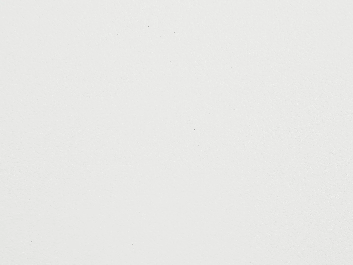 Canapés 3 places et 2 places en simili blanc CHESTERFIELD