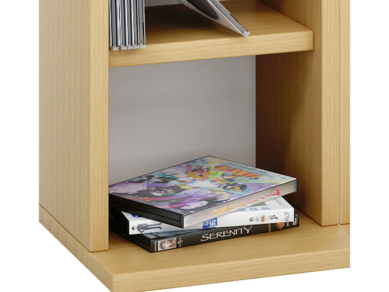 CD / DVD Media Shelf Milano Book H. 92 x W. 42 x D. 20 cm