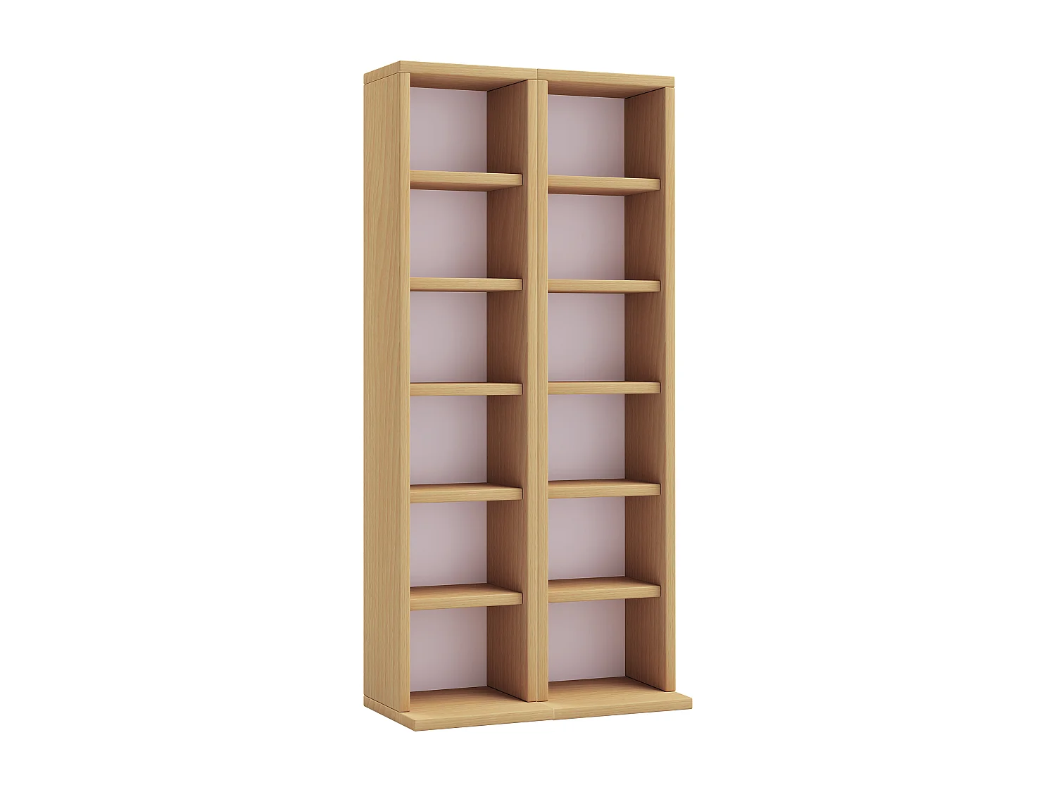 CD / DVD Media Shelf Milano Book H. 92 x W. 42 x D. 20 cm