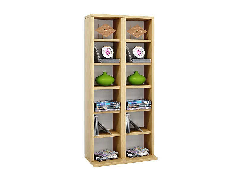Drewno CD DVD Stand Shelf Cabinet Milano