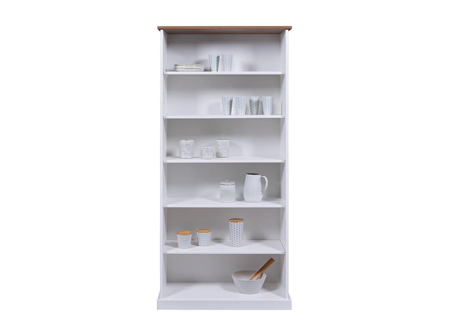 Étagère 5 Niveaux Design "Takao" 194cm Blanc