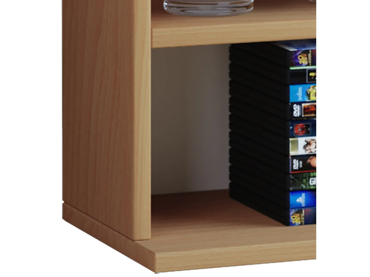 Holz CD DVD Standregal Bücherregal Regal Megosa XL