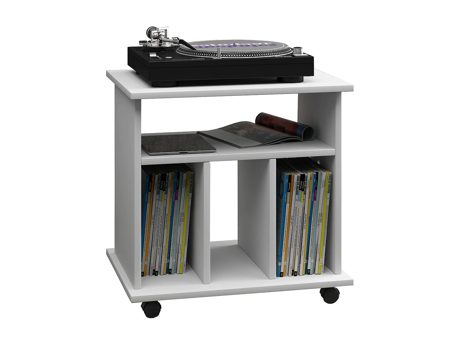 Hifi Furniture Lona White H. 59 x W. 60 x D. 45 cm