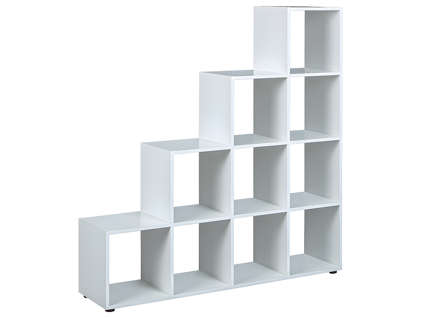 Cabira Regal Raumteiler, 10 Fächer weiss.