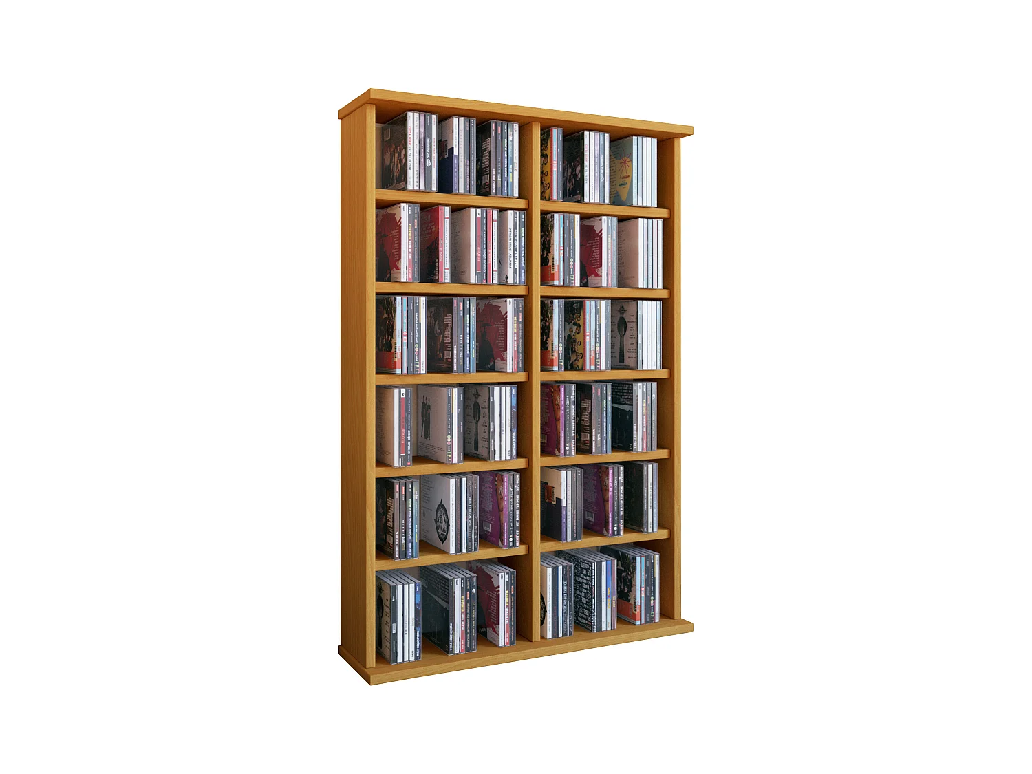 CD / DVD Media Shelf Ronul Book H. 92 x W. 60 x D. 18 cm
