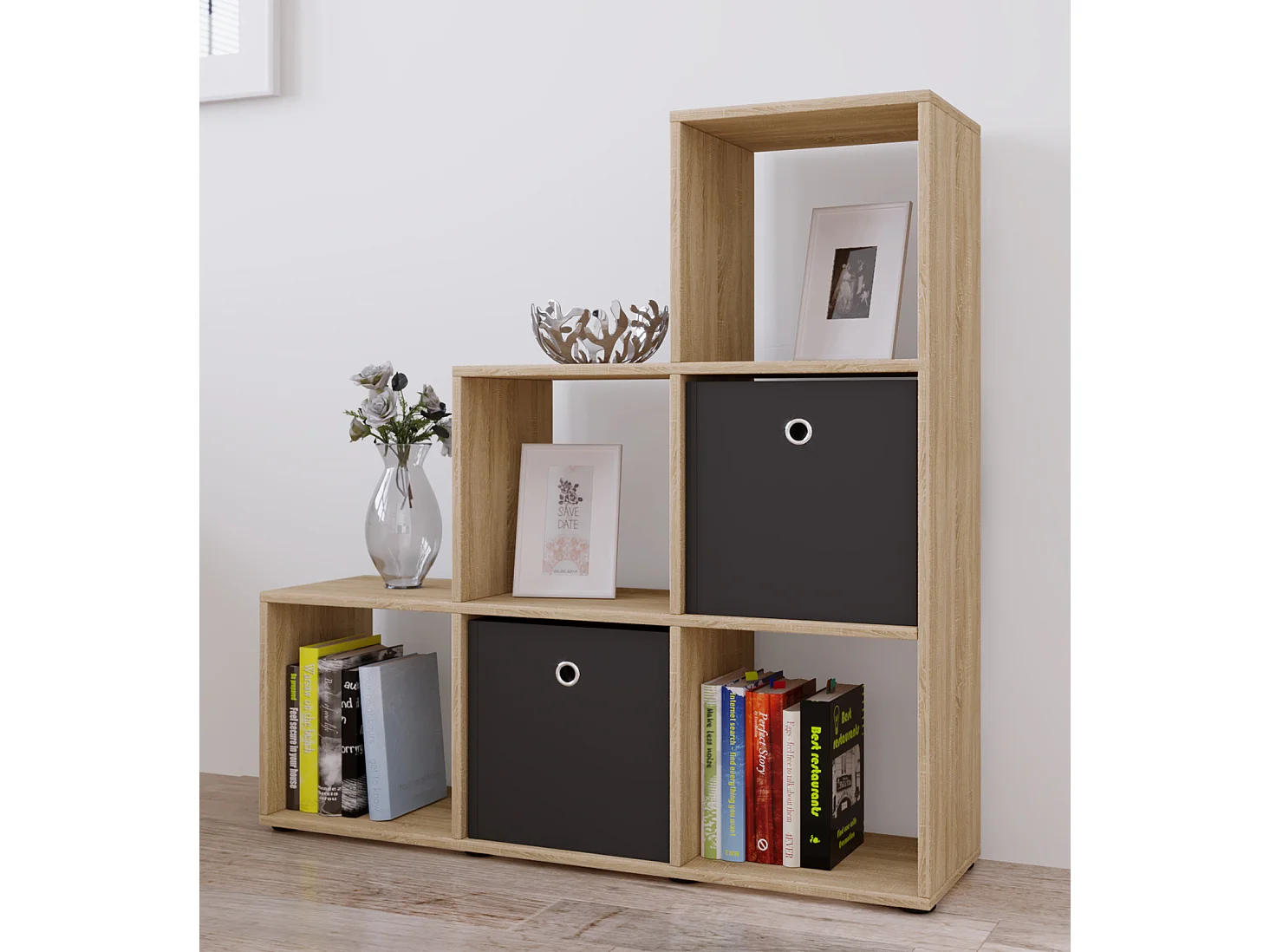 Stojak Staircase Shelf 6 przedziałów Nitas