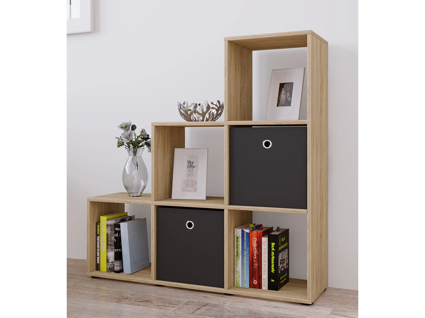 Stojak Staircase Shelf 6 przedziałów Nitas