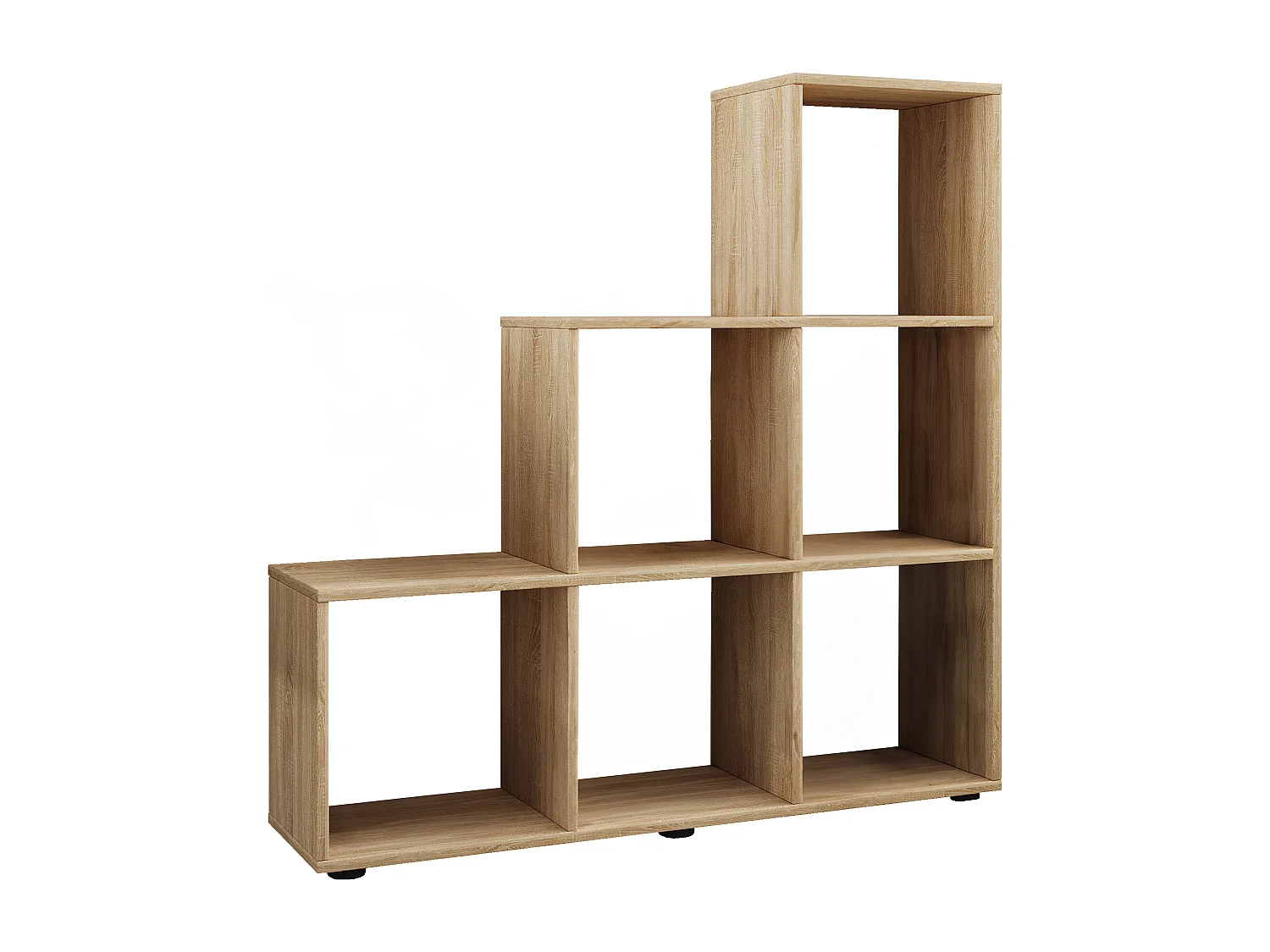 Nitas Étagère, séparateur de pièce à 6 compartiments, imitation chêne Sonoma.