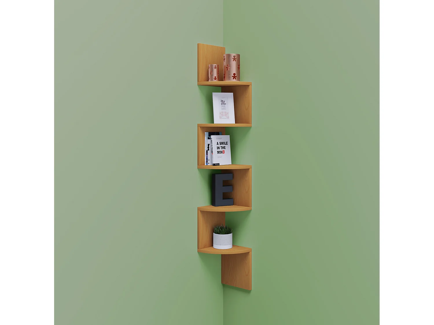 Wall Rack Mintis Book H. 123 x W. 20 x D. 20 cm