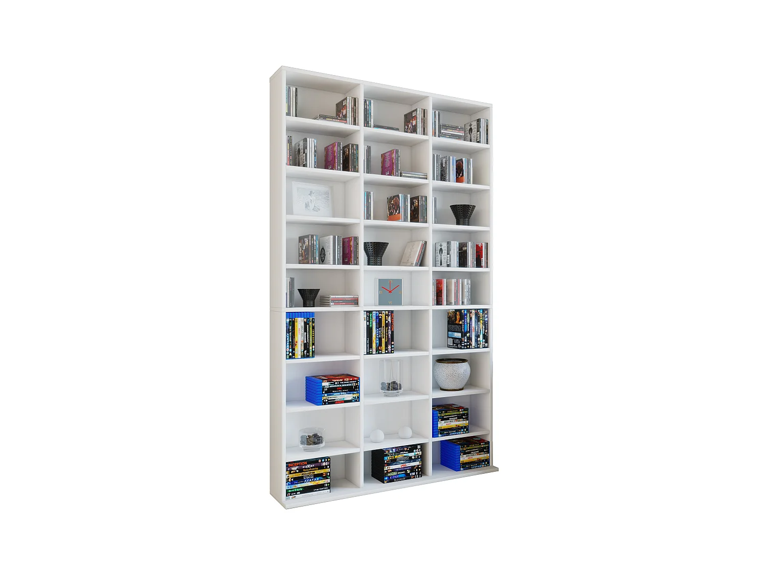 Stand Rack Megosa White H. 181 x W. 102 x D. 23 cm