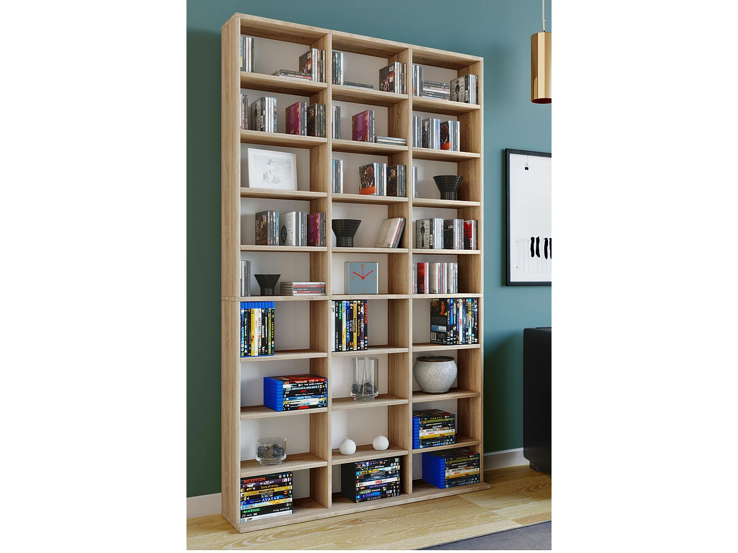 Stand Rack Megosa White H. 181 x W. 102 x D. 23 cm