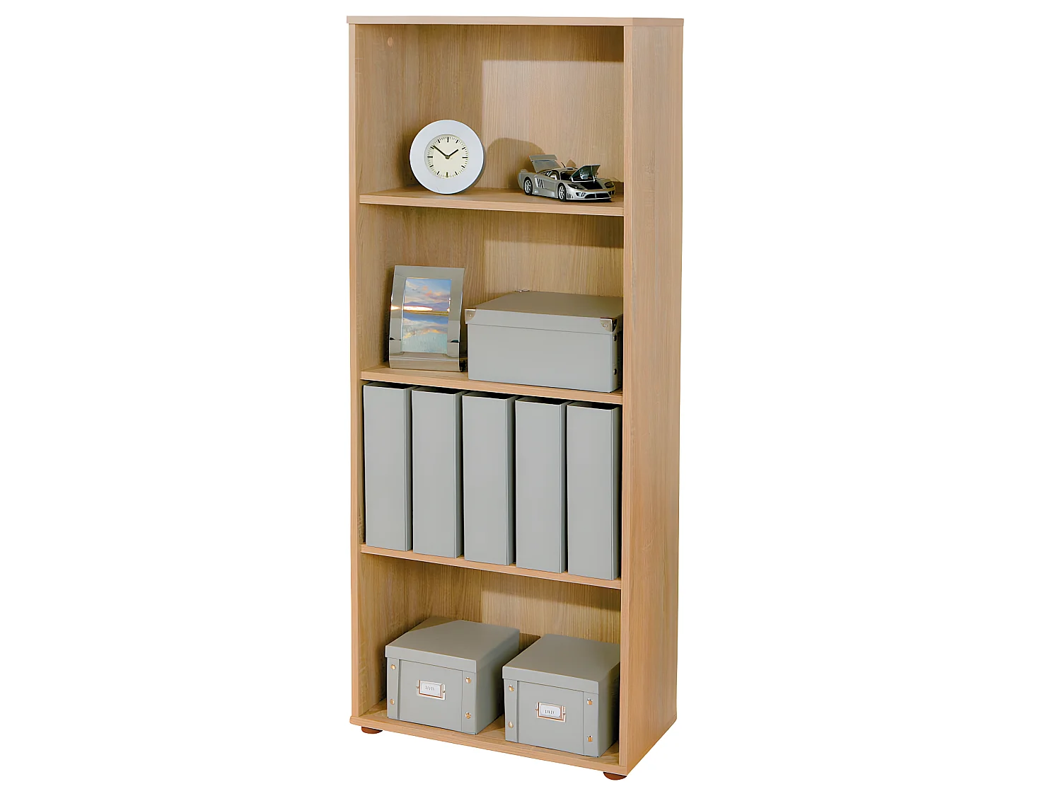 Parim wandkast 4 ruimtes Sonoma eiken decor.