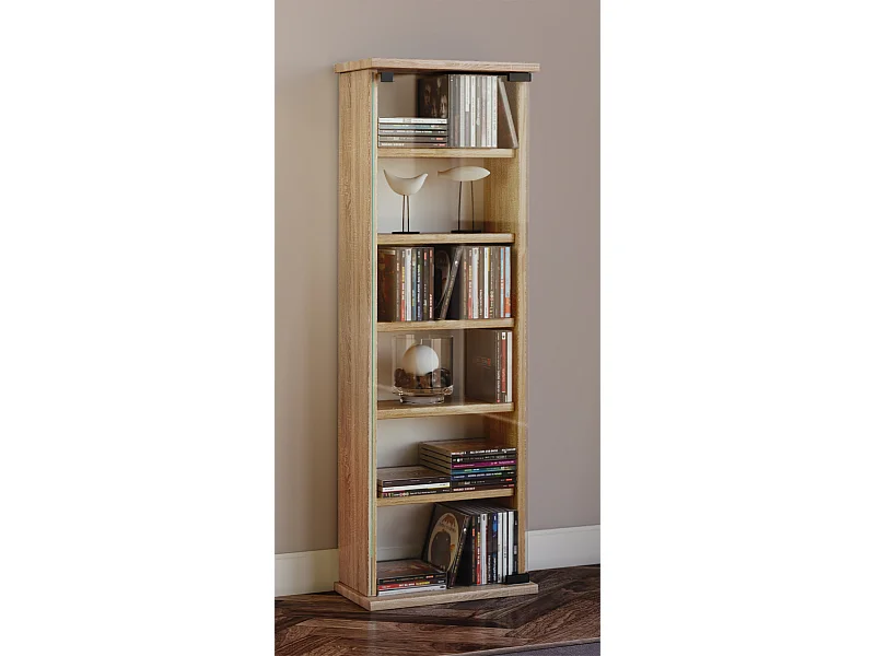 Hout CD DVD Stand Plank Vetro Glas Deur