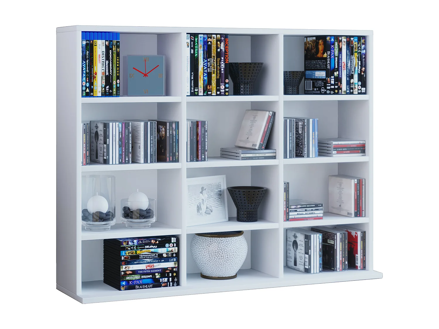 Stand Rack Megosa White H. 82 x W. 102 x D. 23 cm